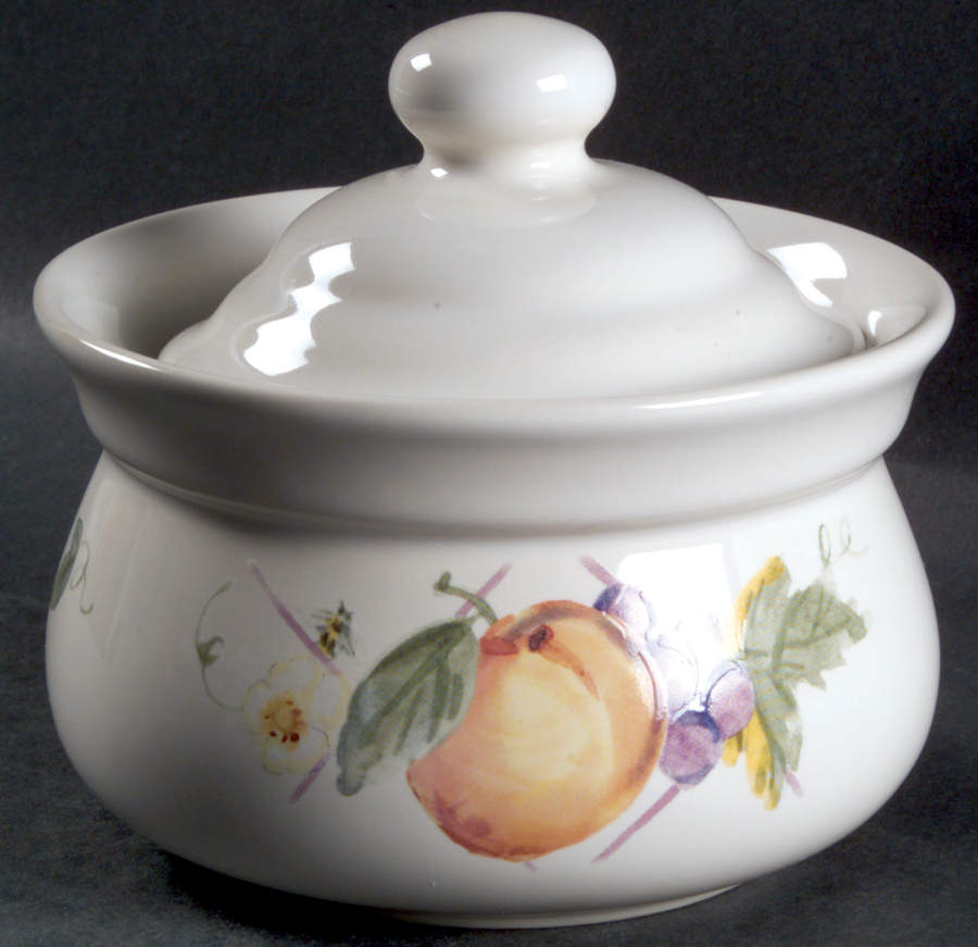 Orchard Sugar Bowl & Lid by Pfaltzgraff-1