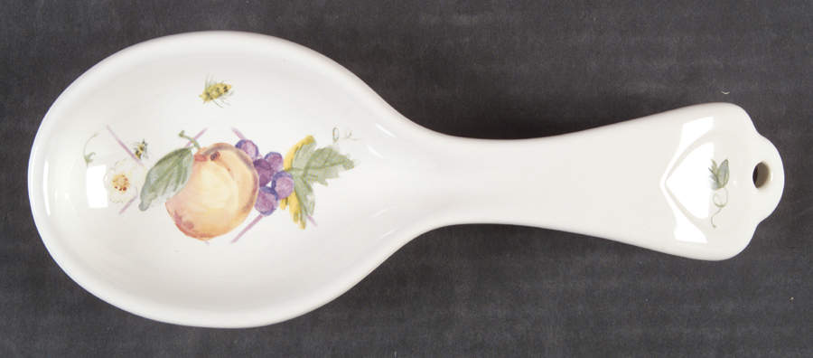 Orchard Spoon Rest/Holder (Holds 1 Spoon) by Pfaltzgraff-1