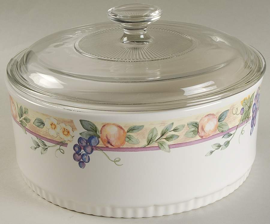 Orchard 2.5 Quart Round Covered Baker by Pfaltzgraff-1