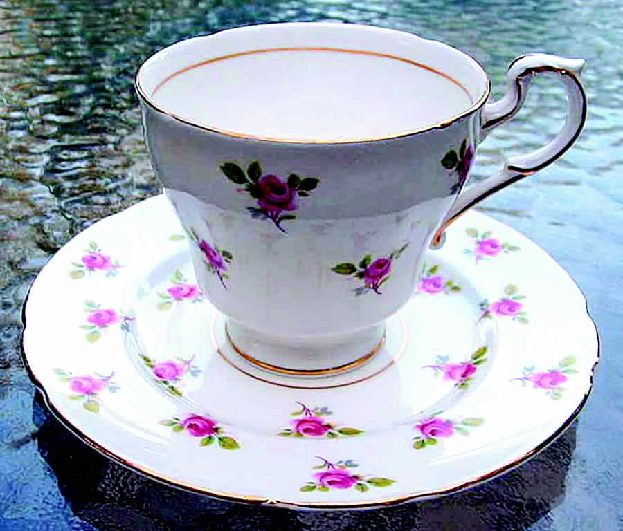 H379 Footed Cup & Saucer Set by Paragon-1