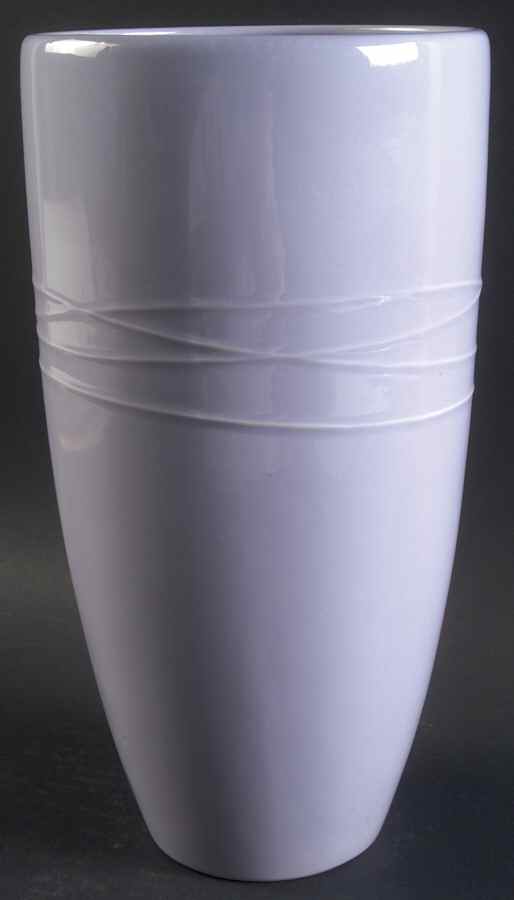 Spiral Lilac 12" Vase by Pottery Barn China-1
