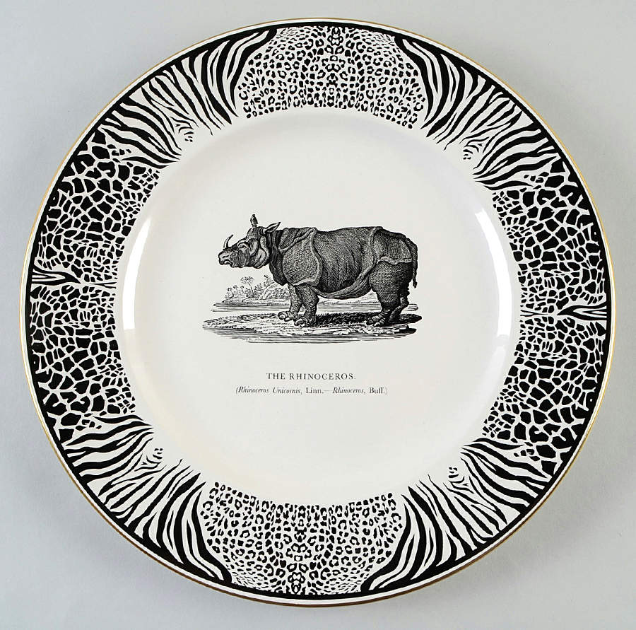 Bewick's Beastes 12" Chop Plate (Round Platter) by Prinknash-1