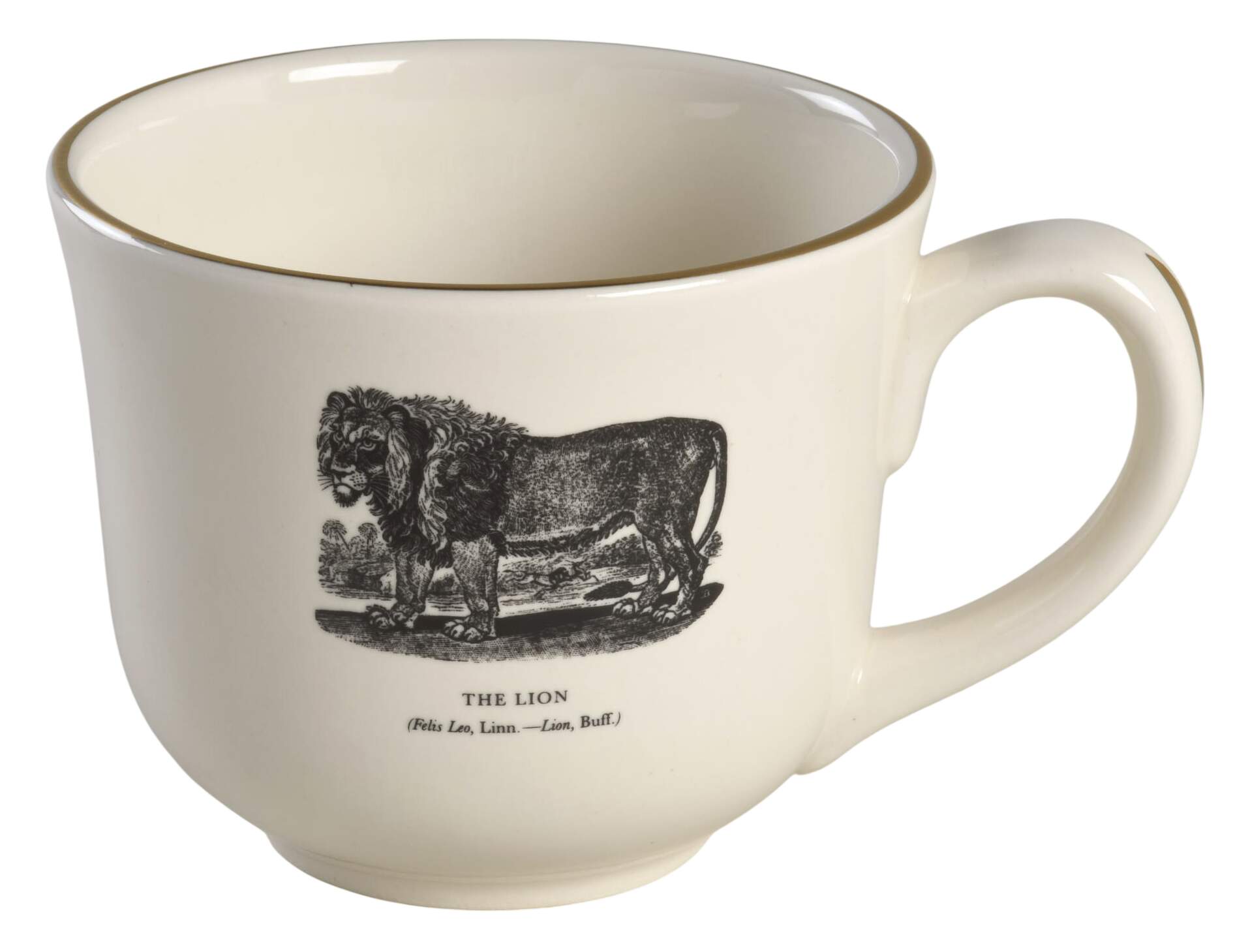 Bewick's Beastes Flat Cup by Prinknash-1