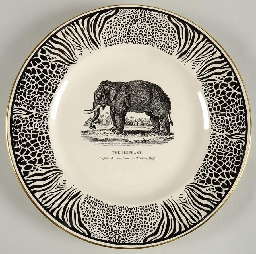 Bewick's Beastes 12" Chop Plate (Round Platter) by Prinknash-1