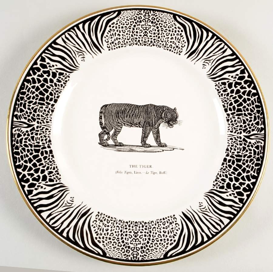 Bewick's Beastes 12" Chop Plate (Round Platter) by Prinknash-1