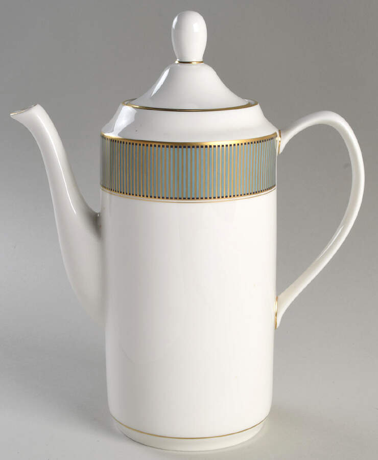 Cypress Tea/Coffee Pot & Lid by Pickard-1
