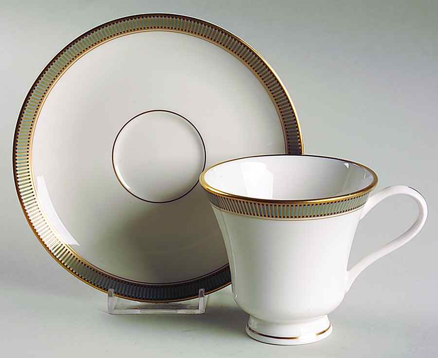 Cypress Footed Cup & Saucer Set by Pickard-1