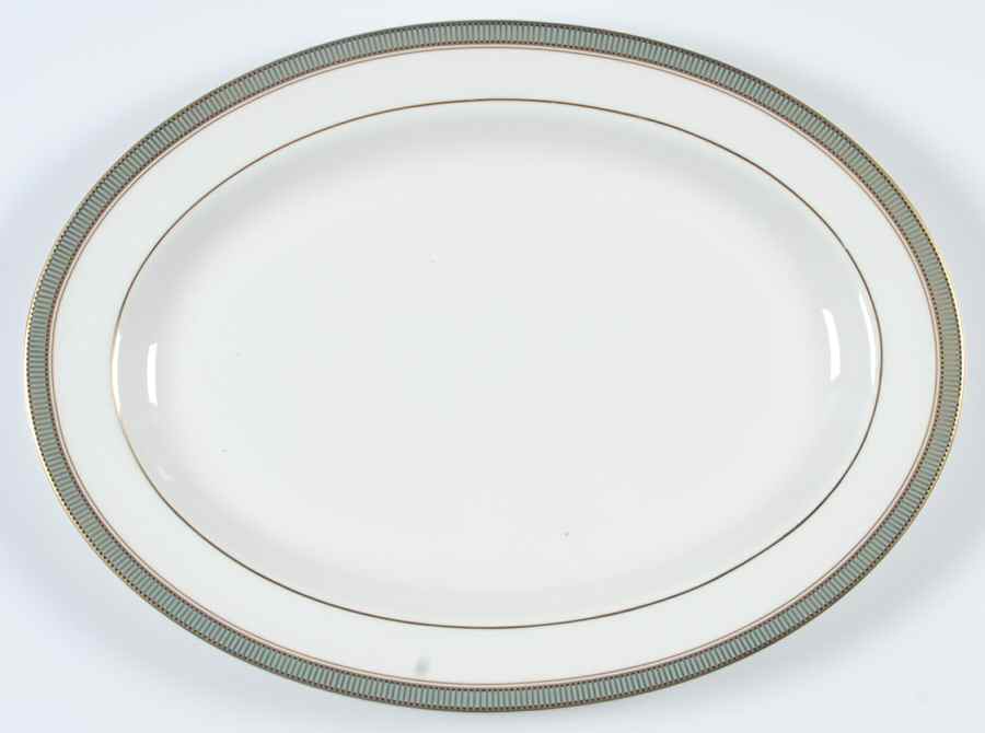 Cypress 14" Oval Serving Platter by Pickard-1