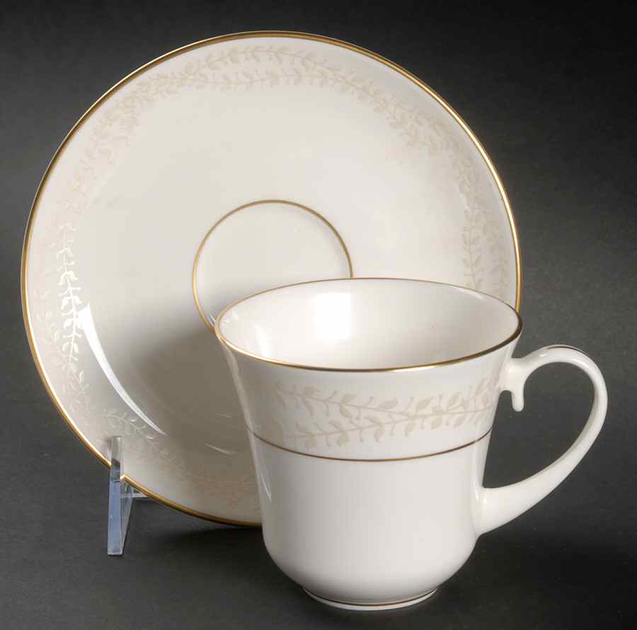 Embrace Flat Cup & Saucer Set by Pickard-1