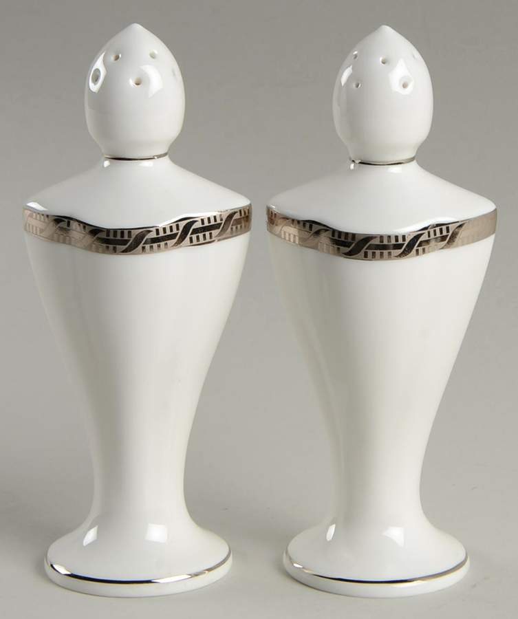 High Point Platinum Salt & Pepper Set by Pickard-1