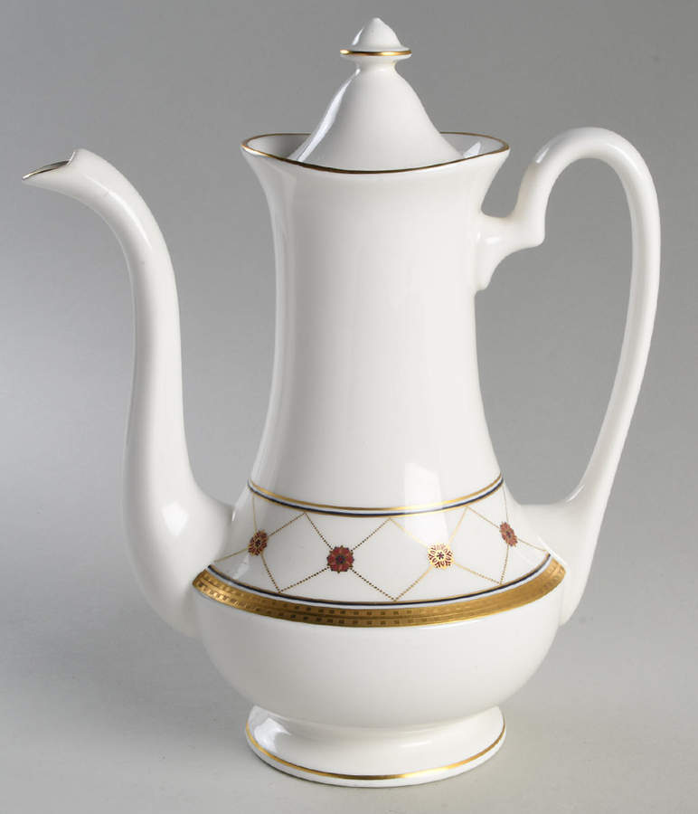 Katarina Tea/Coffee Pot & Lid by Pickard-1