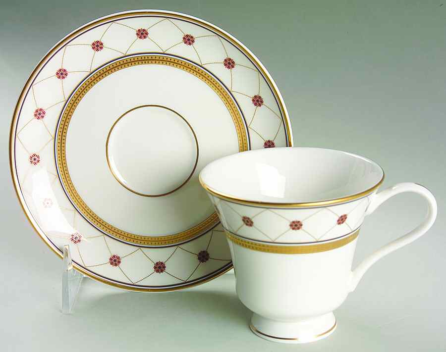 Katarina Footed Cup & Saucer Set by Pickard-1