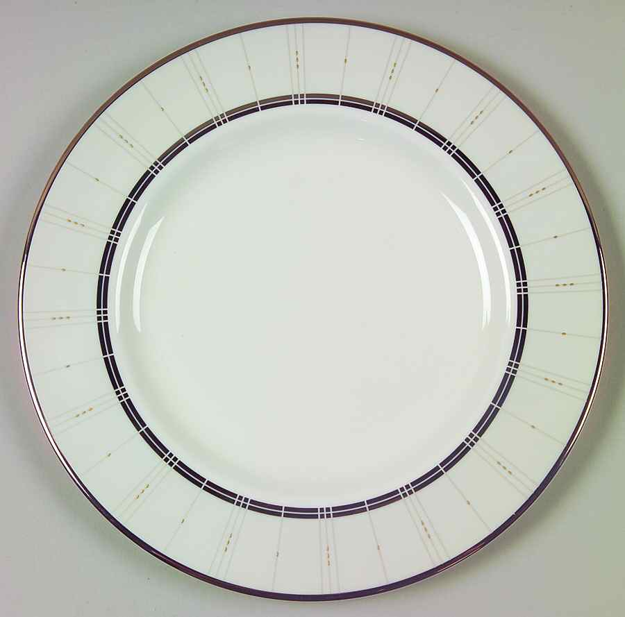 Palladium Salad Plate by Pickard-1