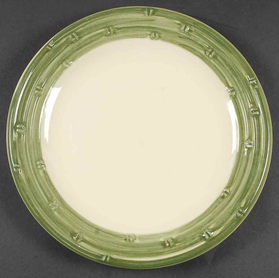 Bamboo Relief Dinner Plate by Pier 1-1