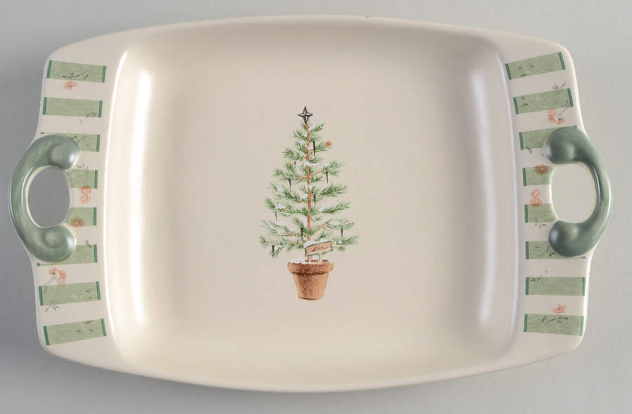 Naturewood Holiday 12" Rectangular Serving Platter by Pfaltzgraff-1
