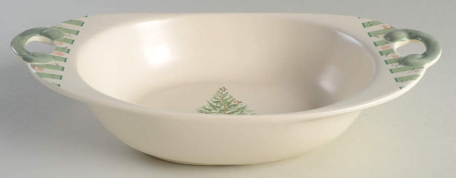 Naturewood Holiday 13" Nesting Handled Oval Serving Bowl by Pfaltzgraff-1
