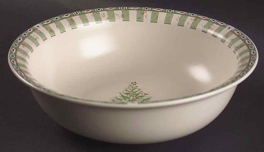 Naturewood Holiday 9" Round Vegetable Bowl by Pfaltzgraff-1