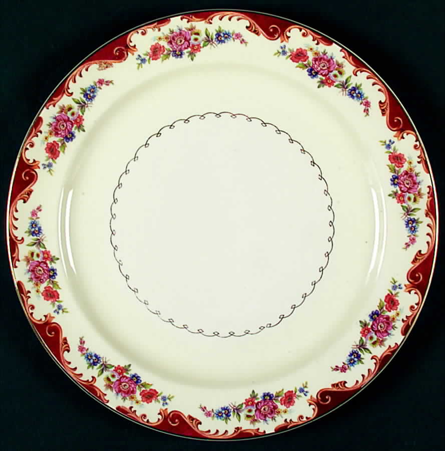 PCP189 Dinner Plate by Paden City-1