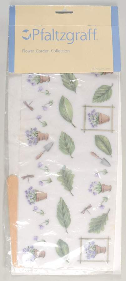 Flower Garden Transfer Sheet - Set of 4 by Pfaltzgraff-1