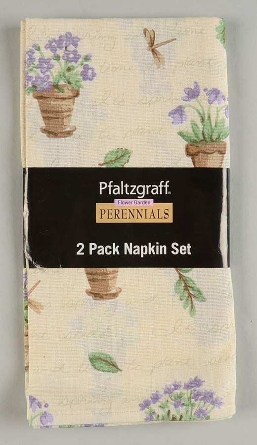 Flower Garden Cloth Napkins - Set of 2 by Pfaltzgraff-1