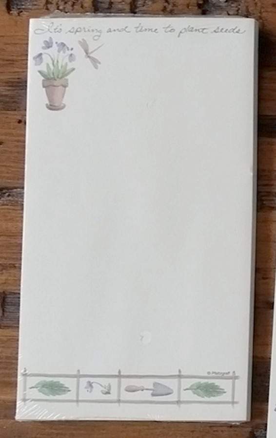 Flower Garden Magnetic Notepad by Pfaltzgraff-1