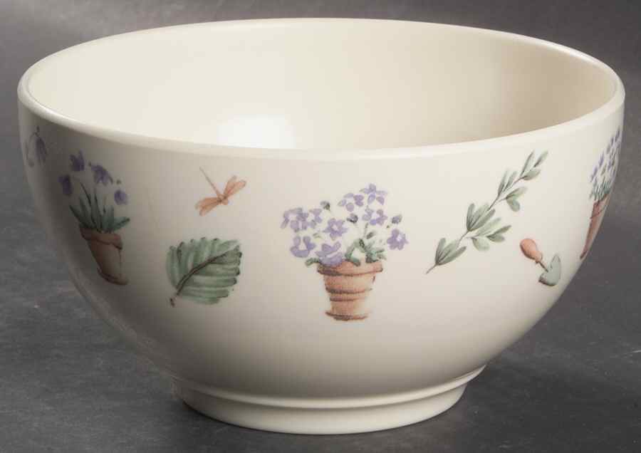 Flower Garden Melamine Soup/Cereal Bowl by Pfaltzgraff-1