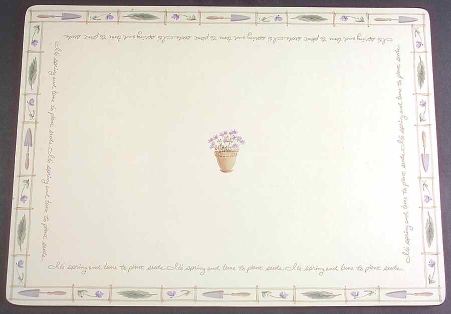 Flower Garden Corkboard Placemat by Pfaltzgraff-1
