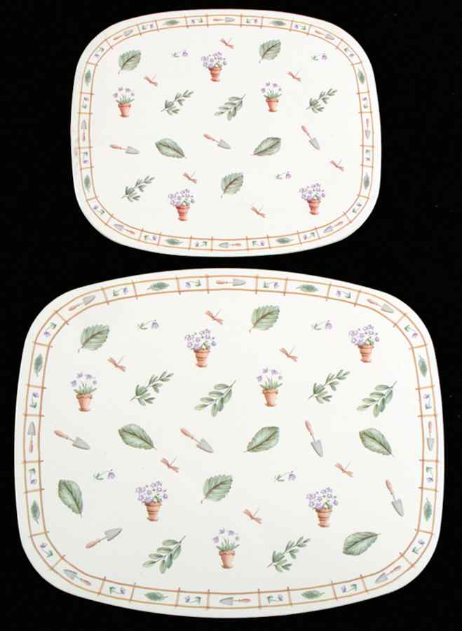 Flower Garden 2-Piece Stove and Counter Mat by Pfaltzgraff-1