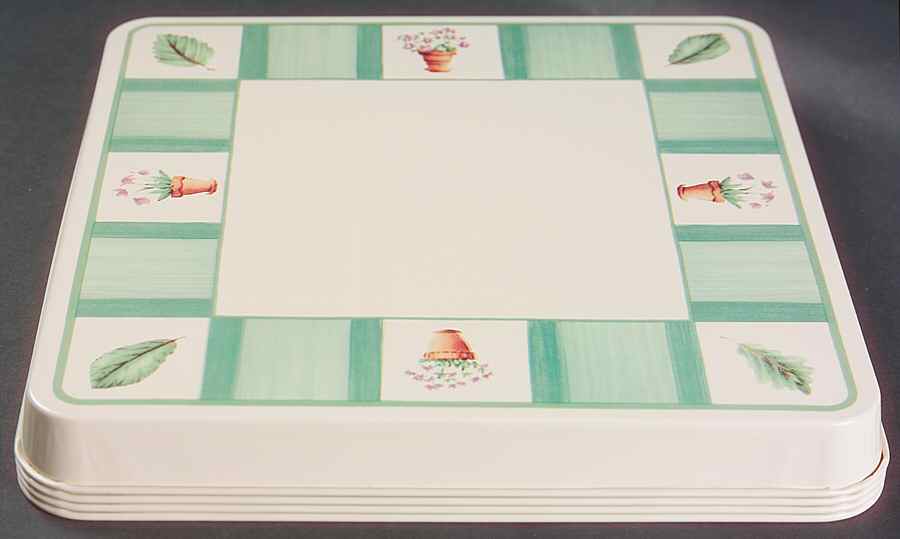 Flower Garden Square Stove Cover - Set of 4 by Pfaltzgraff-1