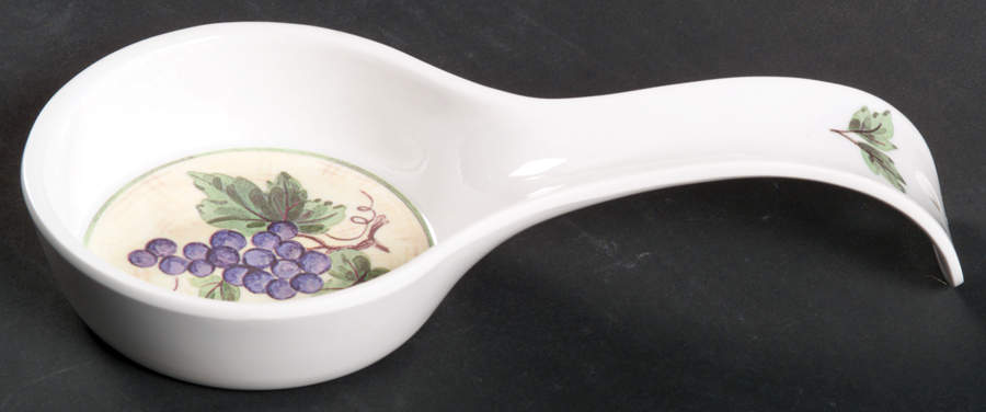 Merlot Melamine Spoon Rest (Holds 1 Spoon) by Pfaltzgraff-1