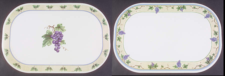 Merlot Reversible Vinyl Placemat by Pfaltzgraff-1
