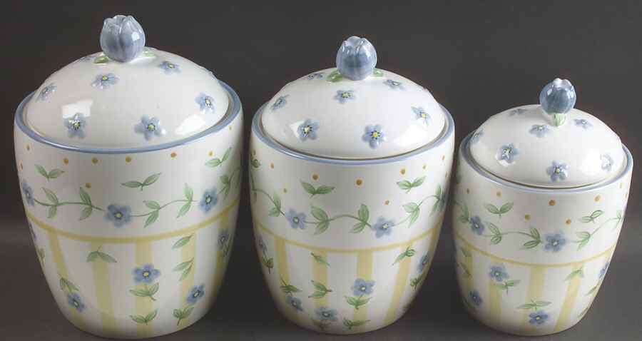 Melissa (3 Piece) Canister Set (Box Set) by Pfaltzgraff-1