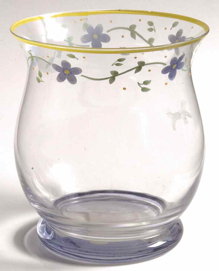 Melissa Hand Painted Glassware Votive Candleholder by Pfaltzgraff-1