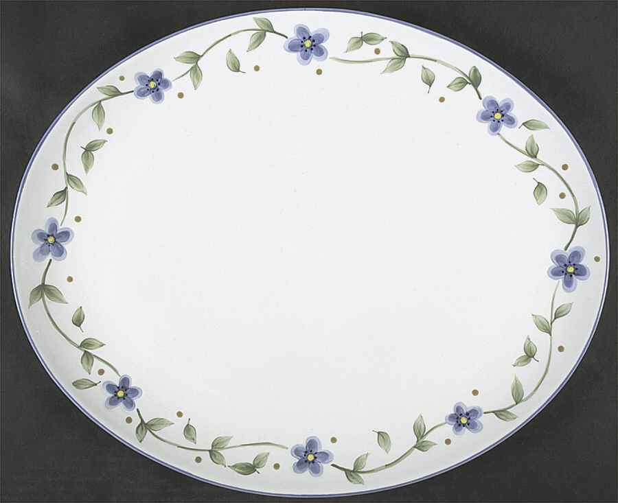 Melissa 16" Oval Serving Platter by Pfaltzgraff-1