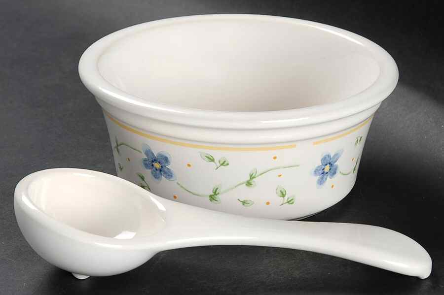 Melissa Dip/Salsa Crock & Ladle by Pfaltzgraff-1