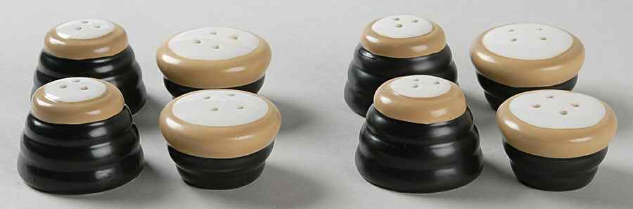 Radius Individual Salt & Pepper Set - Set of 4 by Pfaltzgraff-1