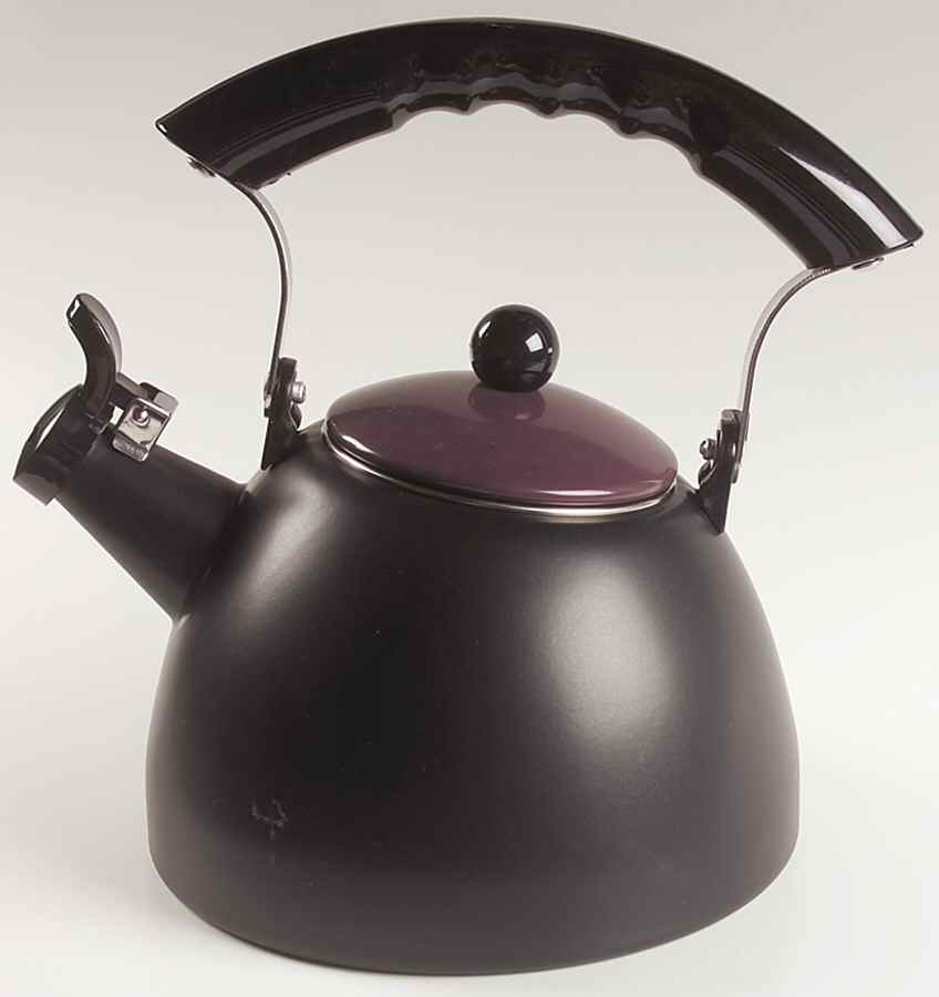 Tandem Metal Whistler Kettle & Lid by Pfaltzgraff-1