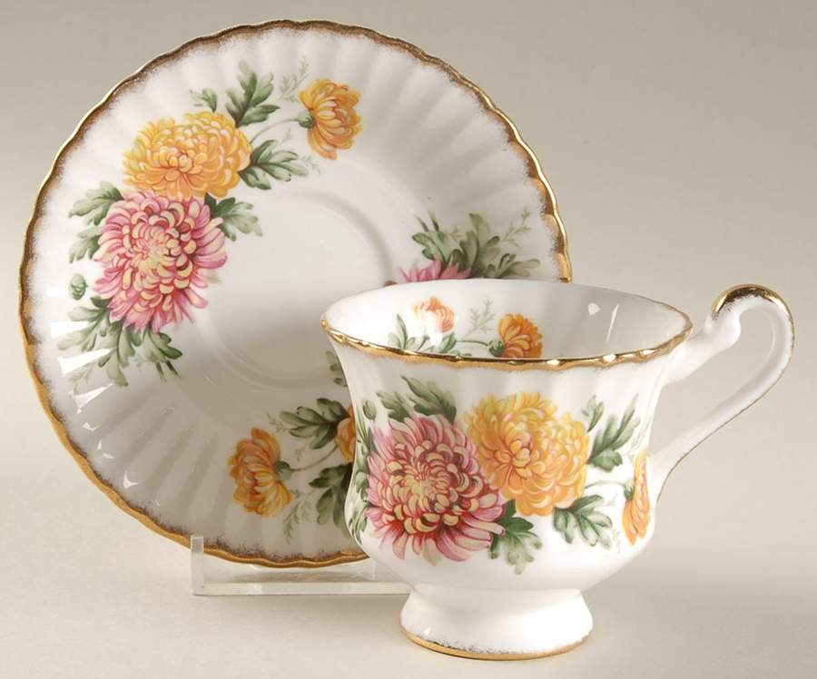 F54D Footed Demitasse Cup & Saucer Set by Paragon-1
