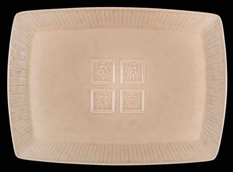 Naturewood Serenity Sand 16" Rectangular Serving Platter by Pfaltzgraff-1