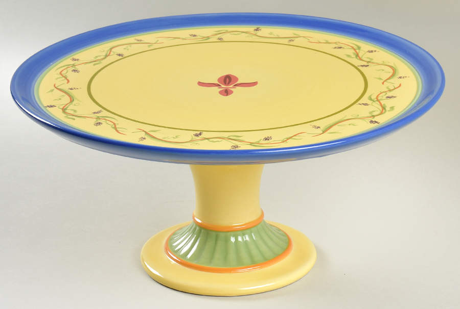 Pistoulet 12" Diameter Pedestal Cake Stand by Pfaltzgraff-1
