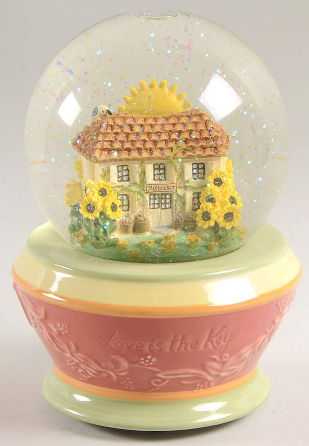 Pistoulet Musical Water Globe by Pfaltzgraff-1