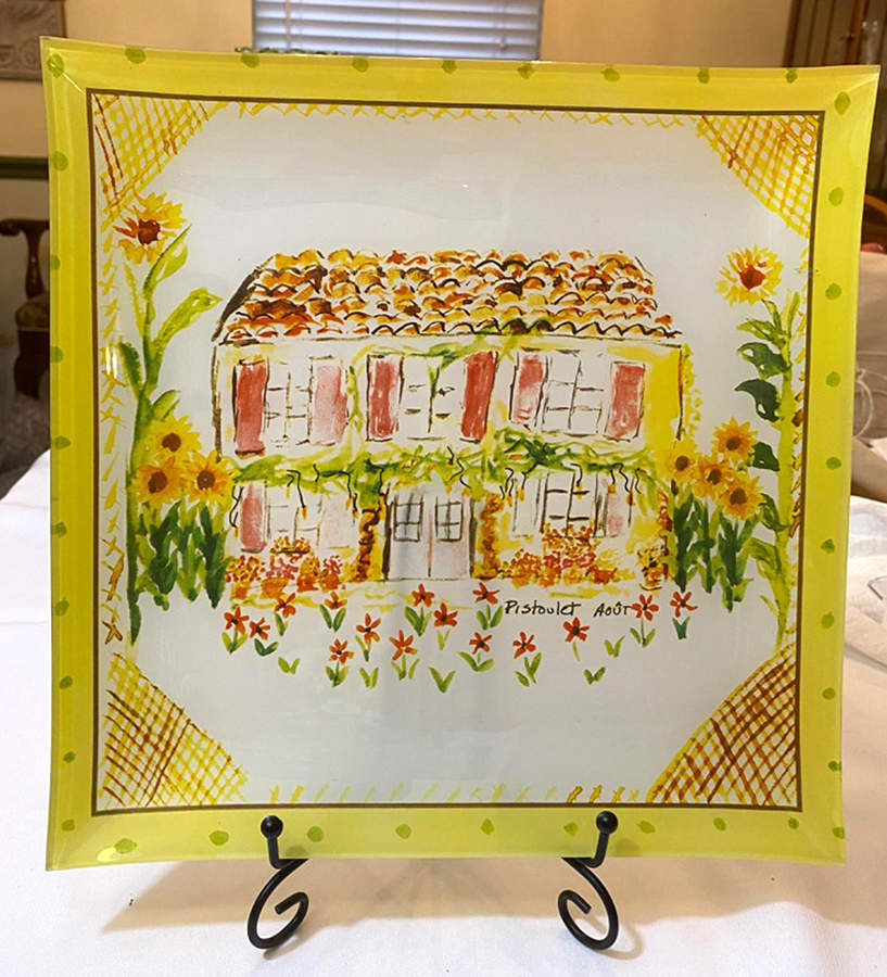 Pistoulet 12" Square Glassware Tray by Pfaltzgraff-1