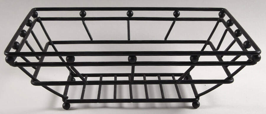 Pistoulet Metal Bread/Basket Tray w/No Ceramic Tray by Pfaltzgraff-1