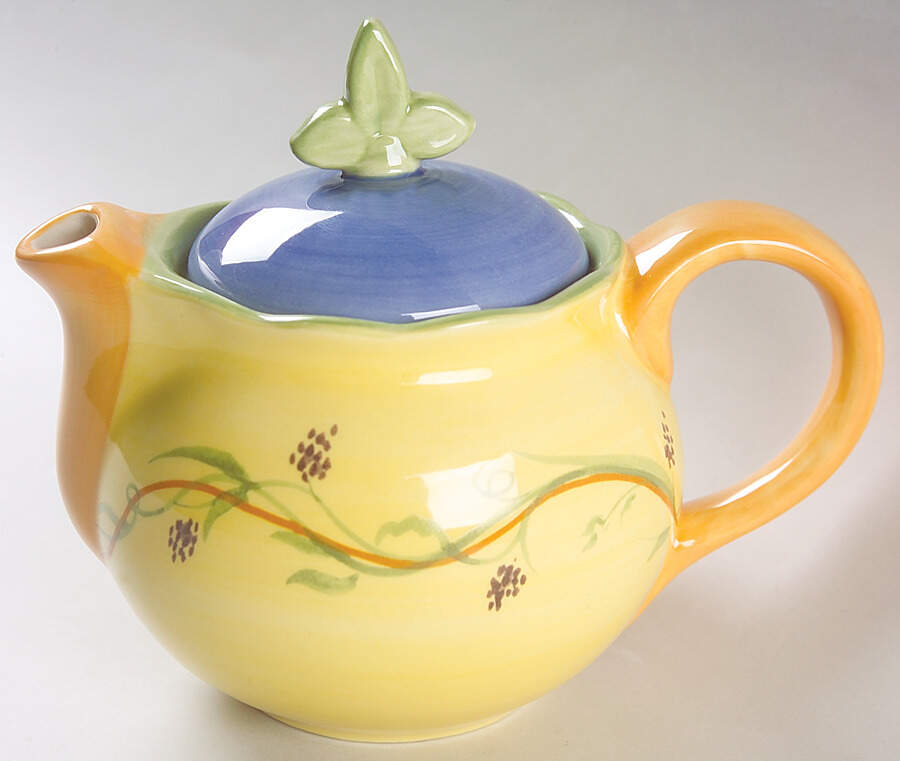 Pistoulet Individual Teapot & Lid by Pfaltzgraff-1
