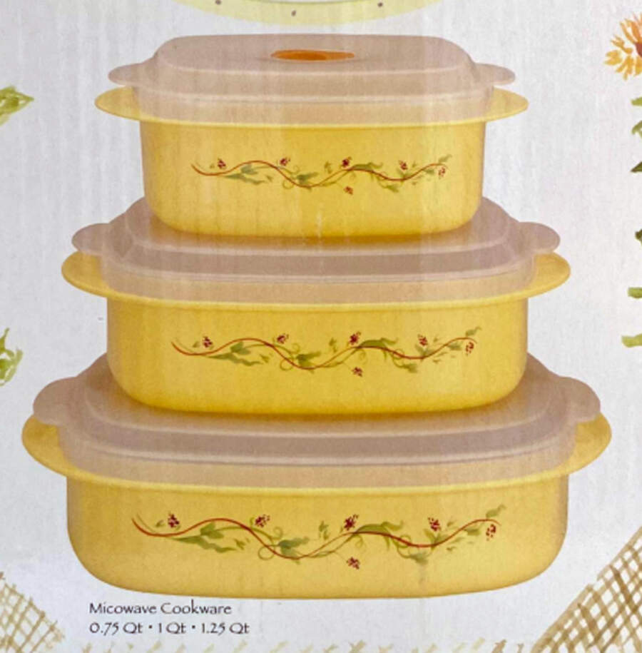 Pistoulet (6 Piece) Microwave/Plastic Container Set by Pfaltzgraff-1