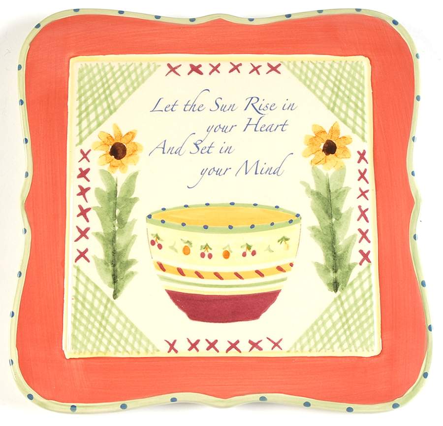Pistoulet Square Trivet by Pfaltzgraff-1