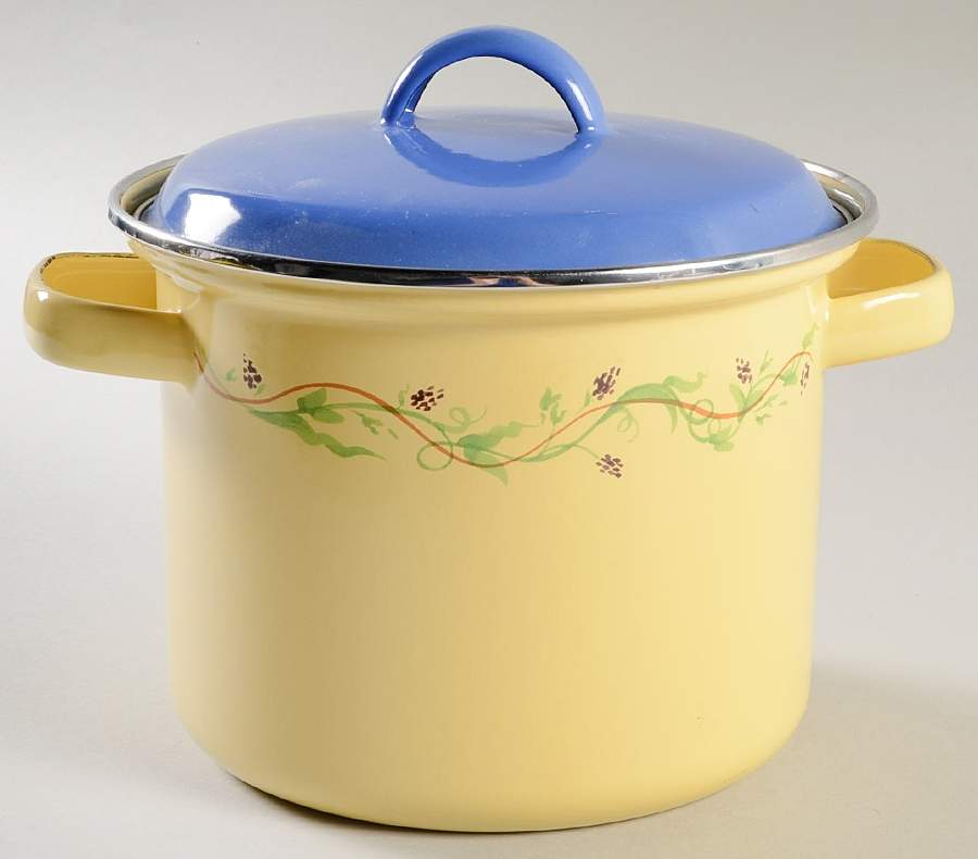 Pistoulet 2.5 Qt Metal Stockpot & LId by Pfaltzgraff-1