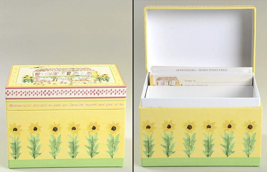Pistoulet Recipe Box & Lid by Pfaltzgraff-1