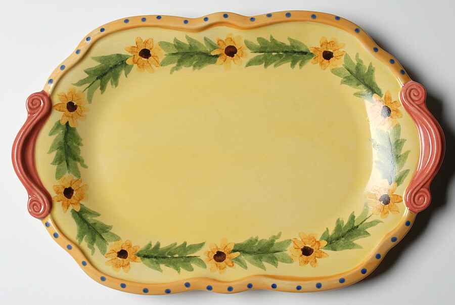 Pistoulet 10" Handled Tray by Pfaltzgraff-1