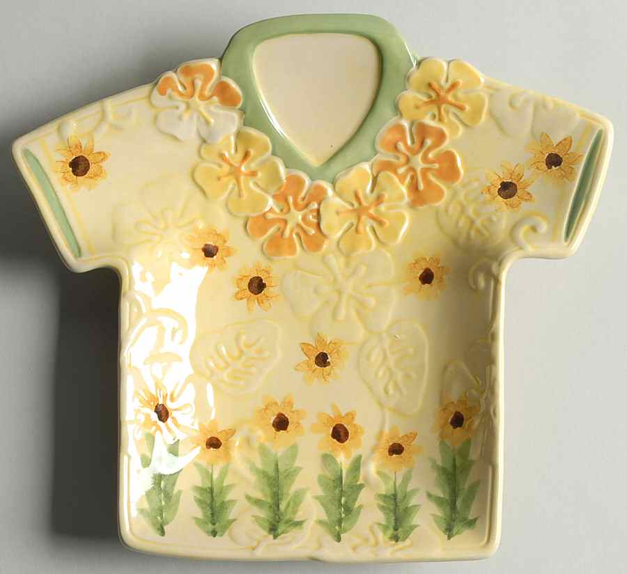 Pistoulet Hawaiian Shirt Plate by Pfaltzgraff-1